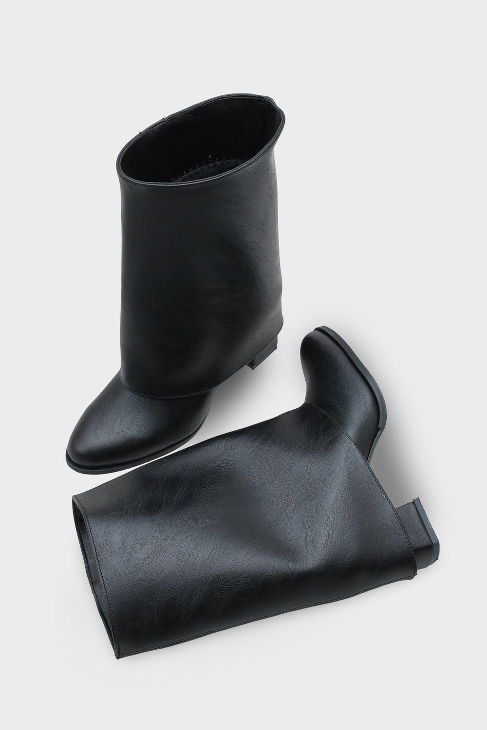 Kadın Sivri Burun Paçalı Topuklu Günlük Bot Lina Siyah